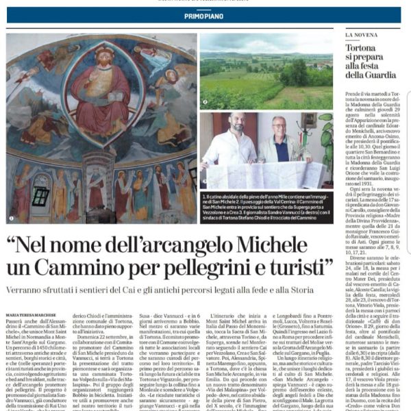 Nel nome dell’Arcangelo Michele un Cammino…