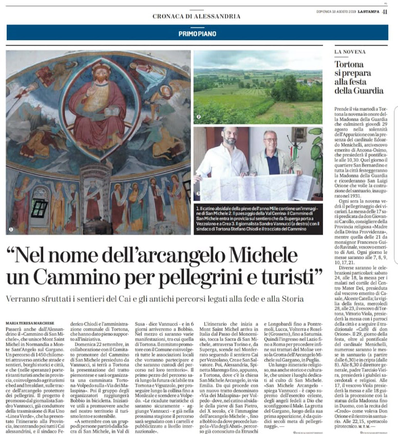 Nel nome dell’Arcangelo Michele un Cammino…